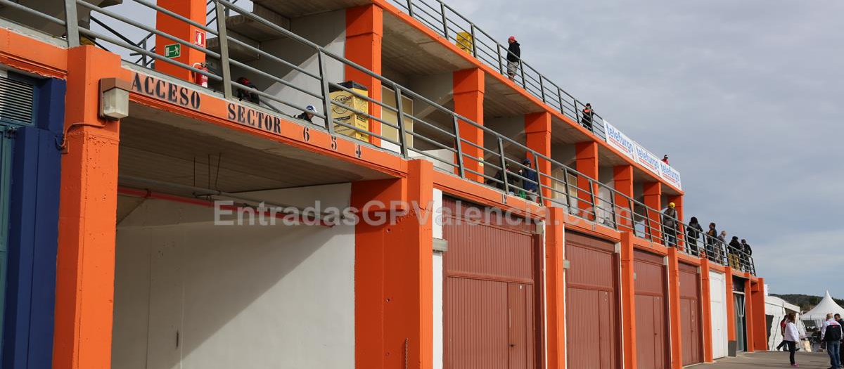 Entrée Tribune Orange Moto GP Valence